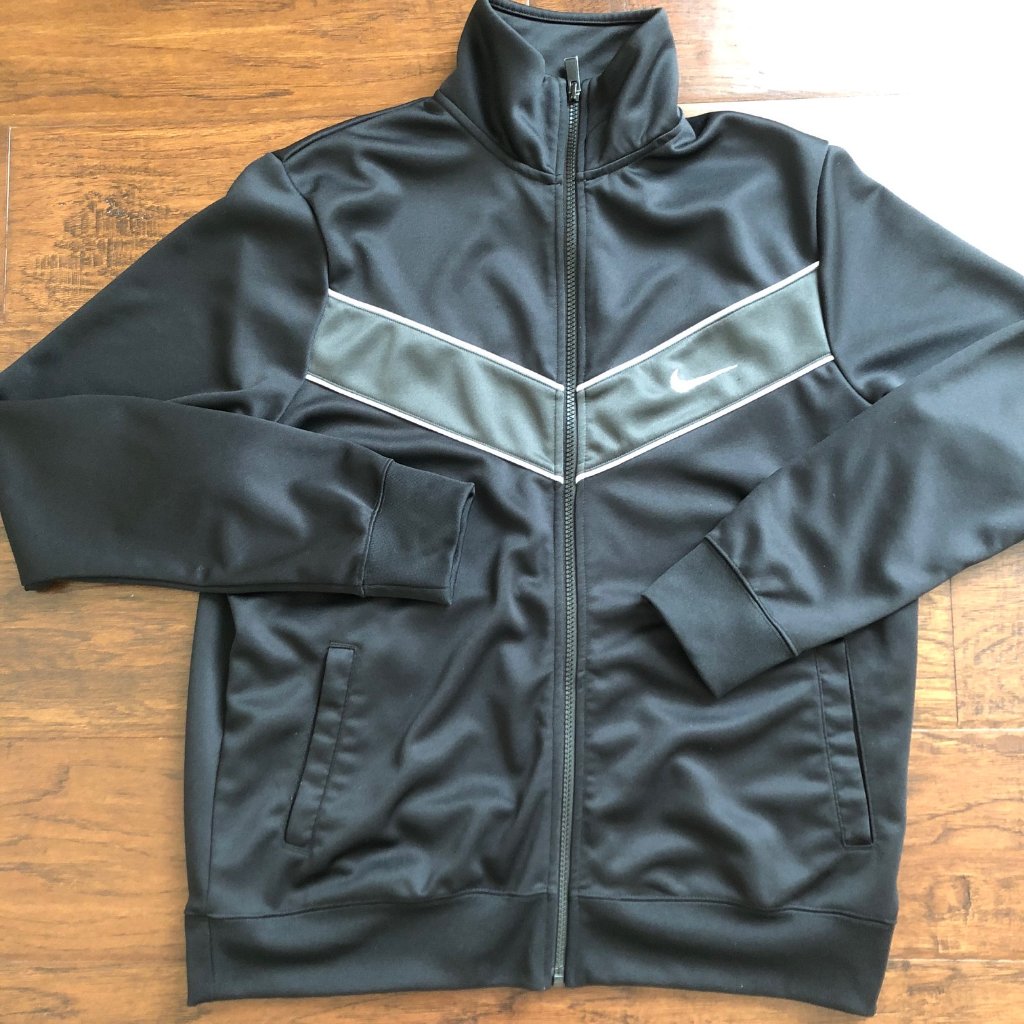 Nike Mens Black Track Jacket Size L